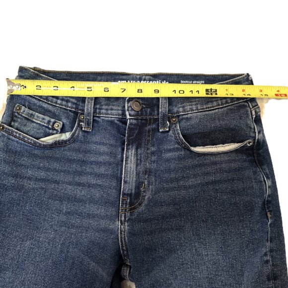 Amazon Essentials Bootcut Straight Jeans 29W X 34L Womens Blue Denim Stretch - Picture 5 of 8